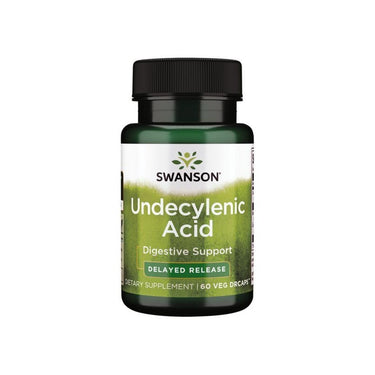 Swanson offers Undecylenic Acid - 60 veggie capsules, promoting GI tract wellness and supporting the internal ecosystem.